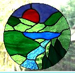 Sunset stained Glass